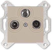 Розетка TV+R+SAT Оконечная без рамки ABB EPJ Levit 1-м. кофе макиато картинка